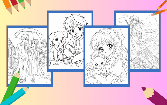 Anime Para Colorir