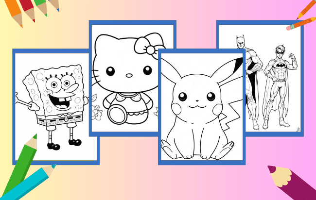 Desenhos de Personagens Para Colorir