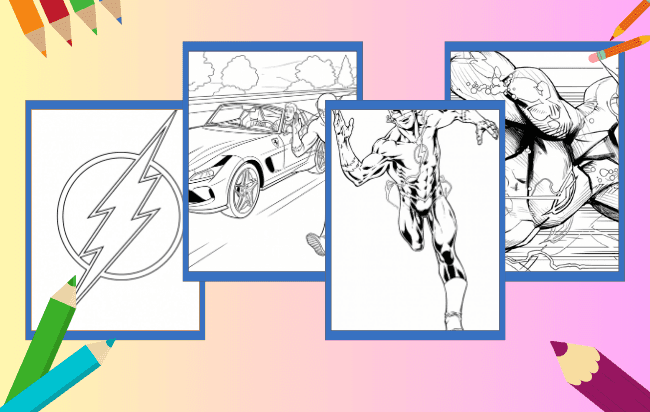 Flash Para Colorir