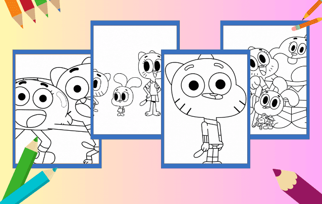 Gumball para Colorir