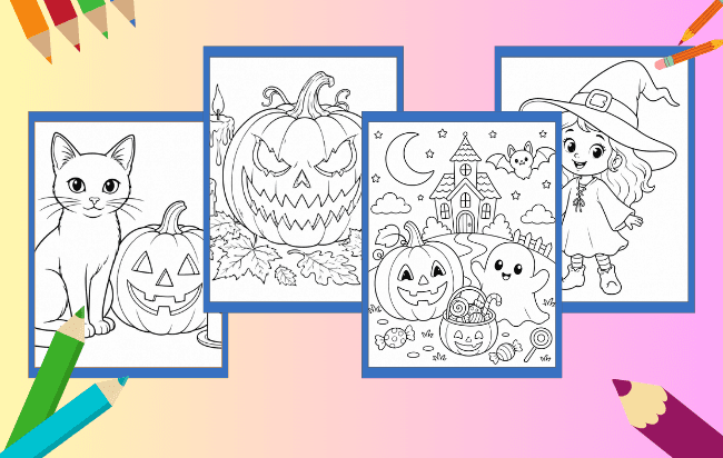 Halloween para Colorir