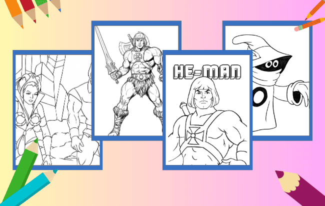 He-Man Para Colorir