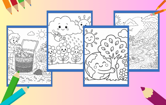 Meio Ambiente para Colorir