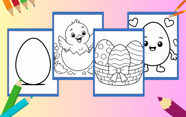 Ovo para Colorir