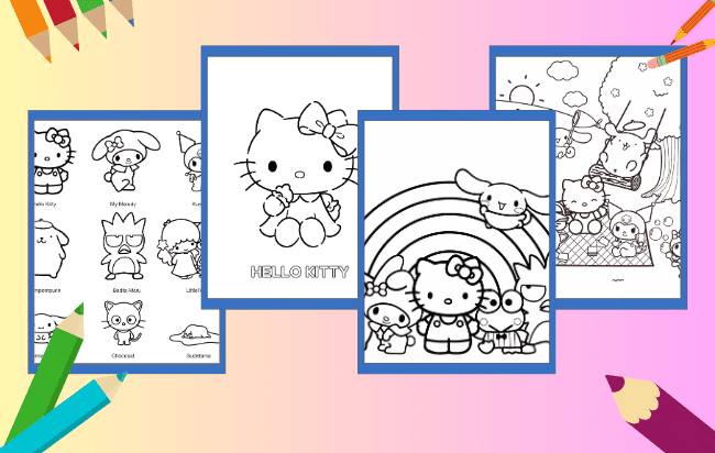 Sanrio Para Colorir