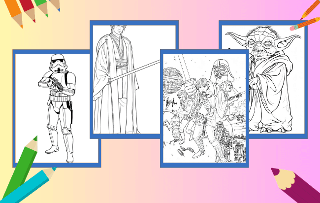 Star Wars para colorir