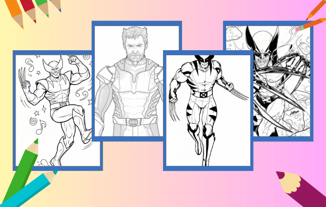 Wolverine Para Colorir