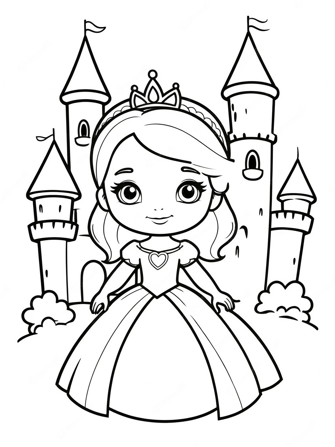 desenho para colorir princesa sofia